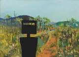 Sidney Nolan, First-Class Marksman 1946, 1946, Ripolin enamel on composition board