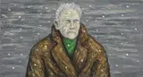 Peter Booth, Painting (Old Man in Snow) 2003