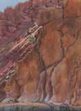 Albert Namatjira, Hammersley Gorge c1939