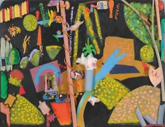 Colin Lanceley, A Midsummer Night's Dream 1988, 1988, oil and mixed media on linen
