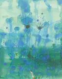 The Wet and Lilly Trotters 1994 by John Olsen, 1994, watercolour, gouache and pastel on paper, sold Mar 2010