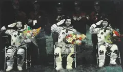 Susan Norrie, Taikonauts: The Mission 2008-09, 2008-09, oil on canvas
