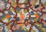 Clifford Possum Tjapaltjarri, Ngarlu (Love Story) 1993