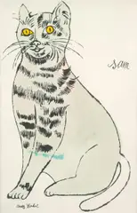 Sam by Andy Warhol, offset lithograph with hand-colouring, offered Mar 2010