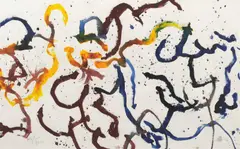 Michael Taylor, Figures by the Sea 1986, 1986, gouache on paper