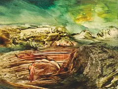 Orion at Chios by James Gleeson, oil on board, sold Dec 2009