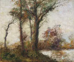Frederick McCubbin, The Sheltered Pool c1911, c1911, oil on canvas