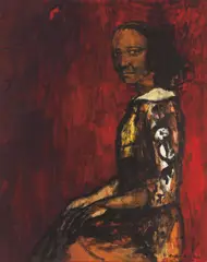Russell Drysdale, Half-caste Woman 1961, 1961, oil on canvas