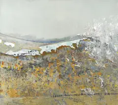 Fred Williams, Summer Snow at Perisher 1976-77, 1976-77, oil on canvas