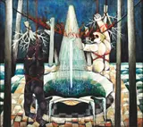 Leonard French, Winter Fountain