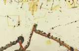 John Olsen, Summer Landscape, Clarendon 1985, 1985, watercolour, gouache and pastel on paper