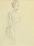 William Dobell, Study for a Portrait of Jacqueline Crookston c1940