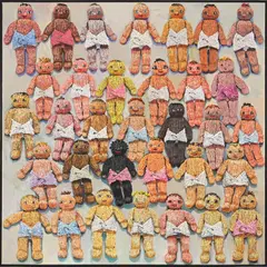 Lucy Culliton, Knitted Babies 2007, 2007, oil on canvas