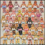 Lucy Culliton, Knitted Babies 2007, 2007, oil on canvas