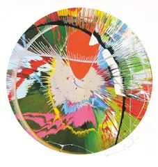 Beautiful, Galactic Exploding Screenprint 2001 by Damien Hirst, 2001, colour screenprint, sold Dec 2009