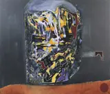 Gareth Sansom Born 1939, Face 1988, 1988, oil on linen