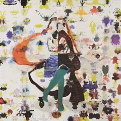 Sally Smart, Cross Cutting (Fox Sisters Series) 1993-94, 1993-94, oil and synthetic polymer paint on canvas