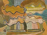 Maggie Watson Napangardi, Mina Mina Dreaming 1995, 1995, Mina Mina Dreaming
