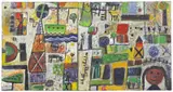 Peter Ferguson, Child's View 2001, 2001, oil on canvas (diptych)