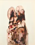 Himmelfarb, Concentration Camp 1961 by Sidney Nolan, 1961, Ripolin on paper, offered Dec 2009
