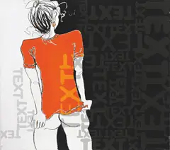 Frank Malerba, Text, synthetic polymer paint on canvas