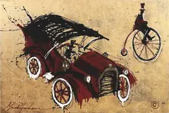 Model Ford by Mark Hanham, oil on canvas, sold Dec 2009