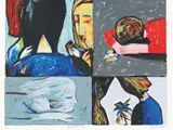 Charles Blackman, Quartette, lithograph