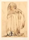 John Olsen, Vervet Monkey 1994, 1994, soft ground line etching