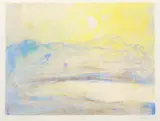 Lloyd Rees, The Duck Pond, Duramana 1984, 1984, offset lithograph