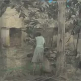 Ray Crooke, Island Woman Sweeping