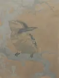 Ethleen Palmer, Kookaburra 1940, 1940, linocut