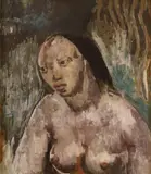 Balinese Woman 1933 by Ian Fairweather, 1933, oil on paper on card, sold Sep 2009