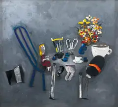 Charles Blackman, Shrinking Alice 1956, 1956, tempera and oil on composition board