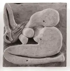 Nude 1980 by Brett Whiteley, 1980, relief carving in Balinese stone, sold Sep 2009