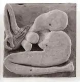 Brett Whiteley, Nude 1980, 1980, relief carving in Balinese stone