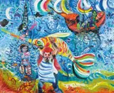 John Perceval, Old Man and the Sea 1967, 1967, oil on canvas
