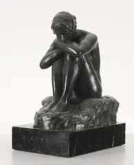 Sappho c1909 by Bertram Mackennal, c1909, bronze, sold Sep 2009