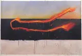 Arm (Will) 1986 by Tim Storrier, 1986, synthetic polymer paint, oil and rope on canvas, sold Sep 2009
