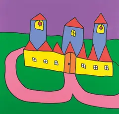 The Kovalevsky Paintings: The Three Towers 2000 by Robert Rooney, 2000, synthetic polymer paint on canvas, offered Sep 2009