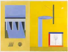 Kyneton Bridge 1995 by Peter D. Cole, 1995, pastel on paper, sold Sep 2009