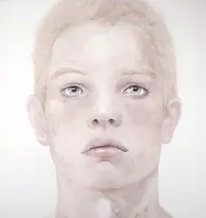 Cherry Hood, Luis 2003, 2003, watercolour on canvas