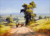 D'Arcy Doyle, The Road, oil on board