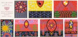 John Coburn, The Creation from the Book of Genesis 1977, 1977, seven screenprints with title page and portfolio case