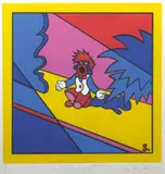 Martin Sharp, Street of Dreams 1989, 1989, colour screenprint