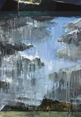 Sky 1997-98 by Euan MacLeod, 1997-98, oil on canvas, sold Jun 2009