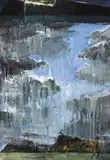 Sky 1997-98 by Euan MacLeod, 1997-98, oil on canvas, sold Jun 2009