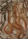 Ian Fairweather, Horse and Rider c1956
