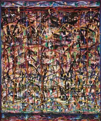 Earth Ground by Michael Johnson, oil on canvas, offered Jun 2009
