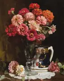 William Beckwith McInnes, Zinnias and Toby Jug