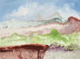 Sidney Nolan, Figure and Landscape